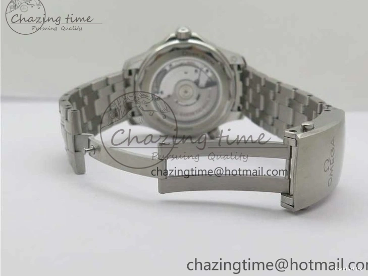 0502 EasyCare Seamaster Diver 300M ORF 1:1 Best Edition Black Ceramic Black Dial on SS Bracelet A 7870